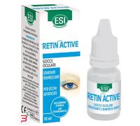ESI - Retin Active, Gocce Oculari a Base di Mirtillo Nero per il Benessere della Vista, Idratanti e Lenitive, Proteggono gli Occhi da Condizioni Ambientali Sfavorevoli, 10 ml