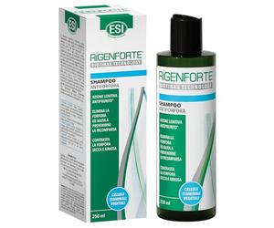 ESI - Rigenforte Shampoo Antiforfora con Biotinax, Contrasta la Forfora dei Capelli e il Sebo in Accesso, Deterge Delicatamente e Migliora la Salute del Capello, Dermatologicamente Testato, 250 ml