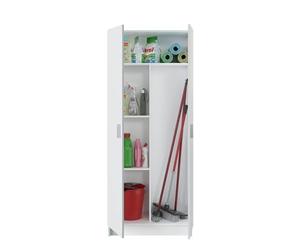 Esidra Habitdesign FOARM7142O Armadio Multiuso, Bianco, 73 x 37 x 180 cm