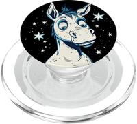 Esilarante asino confuso per una dichiarazione comica PopSockets PopGrip per MagSafe