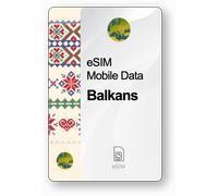 eSIM Internet Balcani, valido 30 giorni, traffico 50 GB