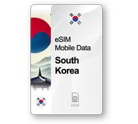 eSIM Internet Corea del Sud, valido 30 giorni, traffico Nelimitato