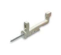 ESINPLAST SUPER MAXI GRILLO Fermo Imposta Automatico Doppia Anta con Vite da 70mm (Brevettato) Colore Bianco Ral 9010, Art.3012004
