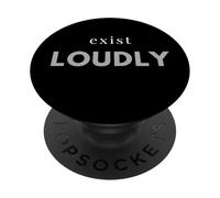 Esistere ad alta voce PopSockets PopGrip Adesivo