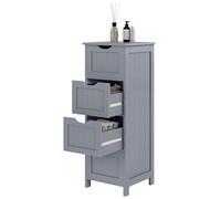 eSituro Armadio Bagno, Armadietto da Bagno, Mobile a Colonna a Terra, Mobile Multiuso per la Casa 30x30x80 cm