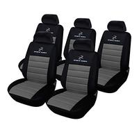 eSituro Set Coprisedili Auto per Van/Furgone Antisudore Universali Anteriori Poliestere 5 Posti