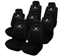 eSituro Set Coprisedili Auto per Van/Furgone Antisudore Universali Anteriori Poliestere 7 Posti