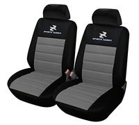 eSituro Set Coprisedili Auto per Van/Pkw/Furgone Antisudore Universali Anteriori Poliestere 2 Posti