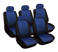 eSituro Set Coprisedili Auto Universale Coprisedili per Macchina a 5 Posti in Poliestere Seat Cover Protezione Sedile