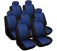 eSituro Set Coprisedili Auto Universale Coprisedili per Macchina a 7 Posti in Poliestere Seat Cover Protezione Sedile