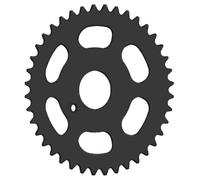 Esjot Ruota a catena 40 denti acciaio nero 415