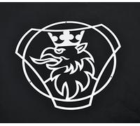 ESK Griffin nella parte anteriore in acciaio INOX supporto per Scania R P l g T S Series lucido. Decorazione