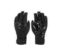 ESKA Steve - Guanti da sci da uomo, colore nero, taglia 9, con imbottitura morbida e impugnatura superiore grazie al palmo in silicone, ideali per gli sci più caldi.