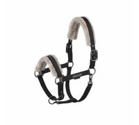 Eskadron Cavezza Double Pin Faux Fur Black Platinum 2025, taglia: P2