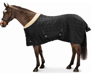 ESKADRON Coperta per la Stalla ZETA Faux Fur 100 g, Black - 160 cm