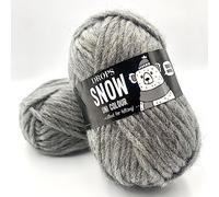 Eskimo - Colori multicolori Garnstudio DROPS Knitting Super Chunky 100% Lana (46 Grigio Medio)