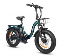 ESKUTE D202 Bicicletta elettrica pieghevole con cestino anteriore, 48V