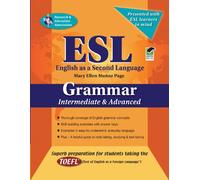 Esl Grammar English As a Second Language: Intermediate & Advanced
