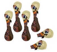Eslifey 6 segnalibri magnetici con donne africane, 3 segnalibri, in pelle, accessori per libri, per studenti, insegnanti e letture