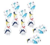 Eslifey 6 segnalibri magnetici, dinosauri, vulcano, palma, foresta, segnalibro in pelle, accessori per libri, per studenti, insegnanti, lettura