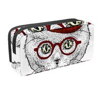 Eslifey Astuccio per matite, Cane Corso Italiano Motivo Cane Nero Grande Capacità Astuccio Astuccio Cancelleria Penna Bag, Multicolore 5., 2.3x8.2x3.9in/6x21x10cm, Beauty Case