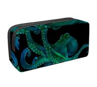 Eslifey Astuccio per matite, con scritta in inglese "Around the World on Bike", grande capacità, astuccio per cancelleria, Multicolore 3, 2.3x8.2x3.9in/6x21x10cm, Beauty Case