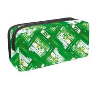 Eslifey Astuccio per matite, fiori di camomilla, grande capacità, astuccio per cancelleria, portapenne, Multicolore 9, 2.3x8.2x3.9in/6x21x10cm, Beauty Case