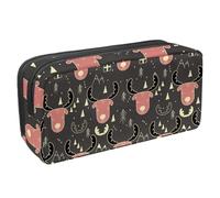 Eslifey Astuccio per matite, grande capacità, con motivo di squali bianchi e animali marini, Multicolore 5., 2.3x8.2x3.9in/6x21x10cm, Beauty Case