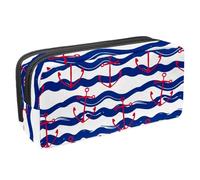 Eslifey Astuccio per matite, grande capacità, con scritta "Love is the Anchor", astuccio per cancelleria e penne, Multicolore 9, 2.3x8.2x3.9in/6x21x10cm, Beauty Case