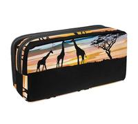 Eslifey Astuccio per matite, grande capacità, con squalo bianco, astuccio per cancelleria e penne, Multicolore 7, 2.3x8.2x3.9in/6x21x10cm, Beauty Case
