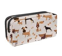 Eslifey Astuccio per matite, gufo, scoiattoli, lumache, noci, rosso, grande capacità, astuccio per cancelleria, portapenne, Multicolore 10., 2.3x8.2x3.9in/6x21x10cm, Beauty Case