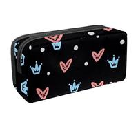 Eslifey Astuccio per matite, motivo a chiave d'amore colorato, grande capacità, astuccio per cancelleria e penne, Multicolore 7, 2.3x8.2x3.9in/6x21x10cm, Beauty Case