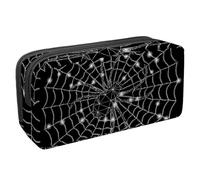 Eslifey Astuccio per matite, motivo astratto a rete con ragno a rete, grande capacità, astuccio per cancelleria, Multicolore 1., 2.3x8.2x3.9in/6x21x10cm, Beauty Case