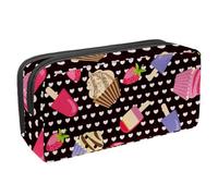 Eslifey Astuccio per matite, motivo con frutta estiva, anguria, kiwi, mele, limone, ananas, grande capacità, astuccio per cancelleria, Multicolore 8., 2.3x8.2x3.9in/6x21x10cm, Beauty Case