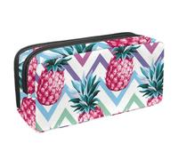 Eslifey Astuccio per matite, motivo floreale astratto caleidoscopio verde, grande capacità, astuccio per cancelleria, portapenne, Multicolore 2., 2.3x8.2x3.9in/6x21x10cm, Beauty Case