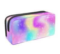 Eslifey Astuccio per matite, motivo floreale astratto caleidoscopio verde, grande capacità, astuccio per cancelleria, portapenne, Multicolore 8., 2.3x8.2x3.9in/6x21x10cm, Beauty Case