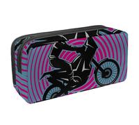 Eslifey Astuccio per matite, motivo: Statua della Libertà di New York, grande capacità, astuccio per cancelleria e penne, Multicolore 3, 2.3x8.2x3.9in/6x21x10cm, Beauty Case