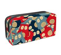 Eslifey Astuccio per matite, simpatico animale con gufo grande occhio rosso blu modello grande capacità astuccio astuccio cancelleria portapenne, Multicolore 1., 2.3x8.2x3.9in/6x21x10cm, Beauty Case