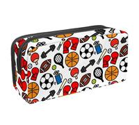 Eslifey Astuccio per matite, simpatico animale con gufo grande occhio rosso blu modello grande capacità astuccio astuccio cancelleria portapenne, Multicolore 2., 2.3x8.2x3.9in/6x21x10cm, Beauty Case