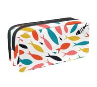 Eslifey Astuccio per matite, simpatico animale con gufo grande occhio rosso blu modello grande capacità astuccio astuccio cancelleria portapenne, Multicolore 3, 2.3x8.2x3.9in/6x21x10cm, Beauty Case