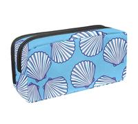 Eslifey Astuccio portamatite, con conchiglie e lumache marine, grande capacità, astuccio per cancelleria, Multicolore 1., 2.3x8.2x3.9in/6x21x10cm, Beauty Case