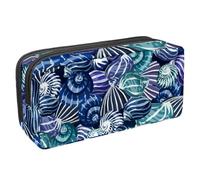 Eslifey Astuccio portamatite, con conchiglie e lumache marine, grande capacità, astuccio per cancelleria, Multicolore 4., 2.3x8.2x3.9in/6x21x10cm, Beauty Case
