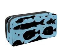 Eslifey Astuccio portamatite, elegante lago dei cigni, grande capacità, astuccio per cancelleria e penne, Multicolore 5., 2.3x8.2x3.9in/6x21x10cm, Beauty Case