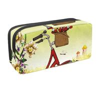 Eslifey Astuccio portamatite, grande capacità, con cuore italiano, astuccio per cancelleria, portapenne, Multicolore 3, 2.3x8.2x3.9in/6x21x10cm, Beauty Case