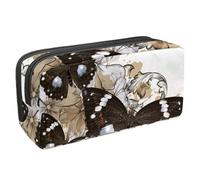 Eslifey Astuccio portamatite, grande capacità, con formica sul vecchio giornale, astuccio per cancelleria e penne, Multicolore 4., 2.3x8.2x3.9in/6x21x10cm, Beauty Case