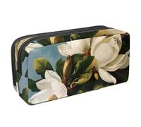 Eslifey Astuccio portamatite, grande capacità, con magnolie giganti, astuccio portapenne, Multicolore 1., 2.3x8.2x3.9in/6x21x10cm, Beauty Case