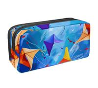 Eslifey Astuccio portamatite, grande capacità, con magnolie giganti, astuccio portapenne, Multicolore 3, 2.3x8.2x3.9in/6x21x10cm, Beauty Case