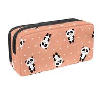 Eslifey Astuccio portapenne Kawaii con motivo di panda, fiore e ramoscello, grande capacità, astuccio per cancelleria, Multicolore 9, 2.3x8.2x3.9in/6x21x10cm, Beauty Case