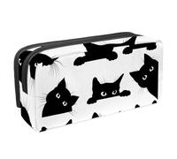 Eslifey Astuccio, Space Man Astronave Rocket Moon Black Hole Stars modello grande capacità astuccio cancelleria penna borsa, Multicolore 10., 2.3x8.2x3.9in/6x21x10cm, Beauty Case