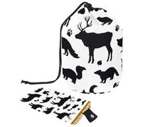 Eslifey Borsa da viaggio per cosmetici, borsa per il trucco, borsa multifunzionale per articoli da toeletta con tasca rotonda per riporre oggetti, acchiappasogni magico galassia, Multicolore 7,